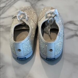 Keds Kate Spade Glitter Shoes - White